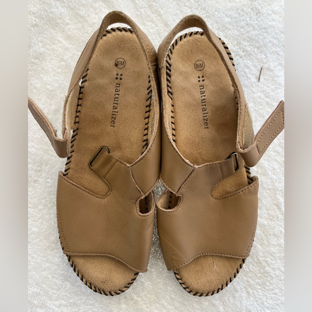 Naturalizer Women's Brown Open-Toe Sandals